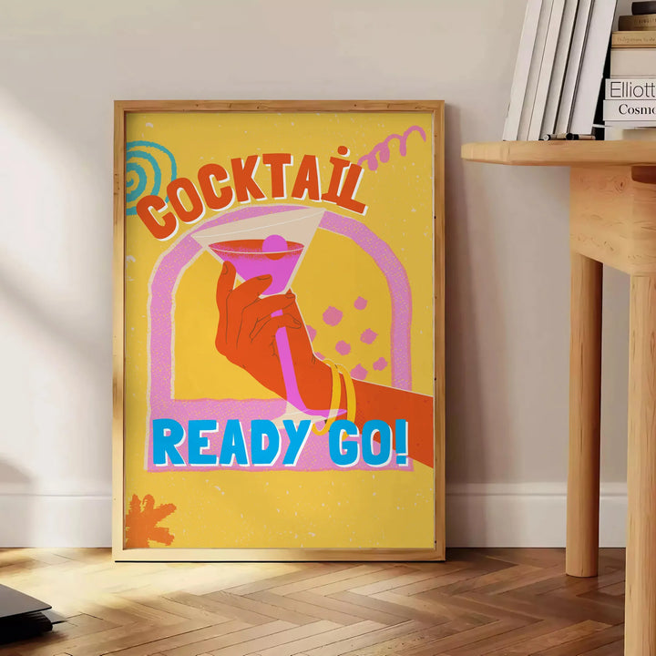 Cocktail Poster Travel Poster High Quality Frame Premium Print Home Decor Color