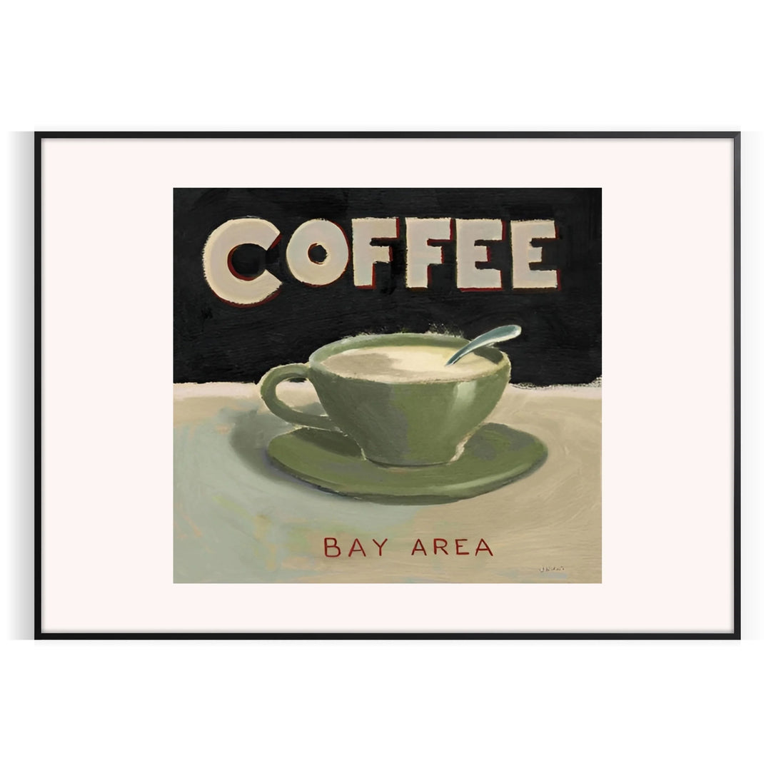 Coffee Kitchen Wall Print Travel Poster High Quality Frame Premium Print Home Decor Color