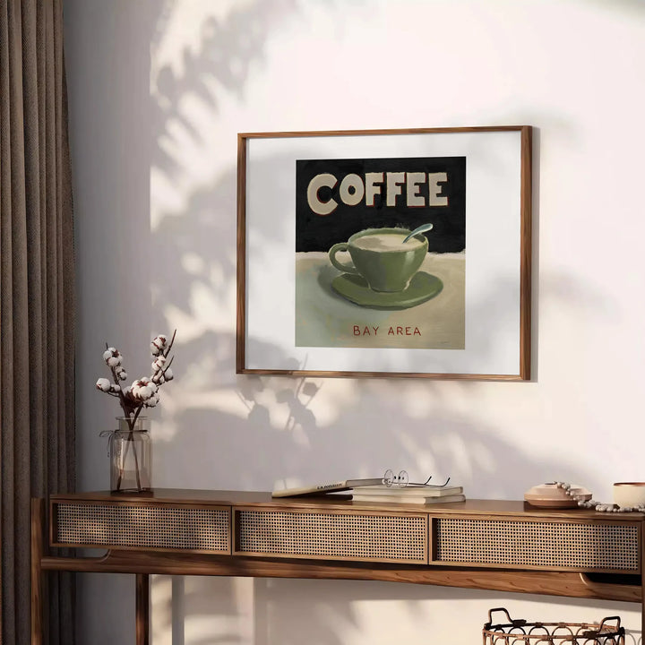 Coffee Kitchen Wall Print Travel Poster High Quality Frame Premium Print Home Decor Color