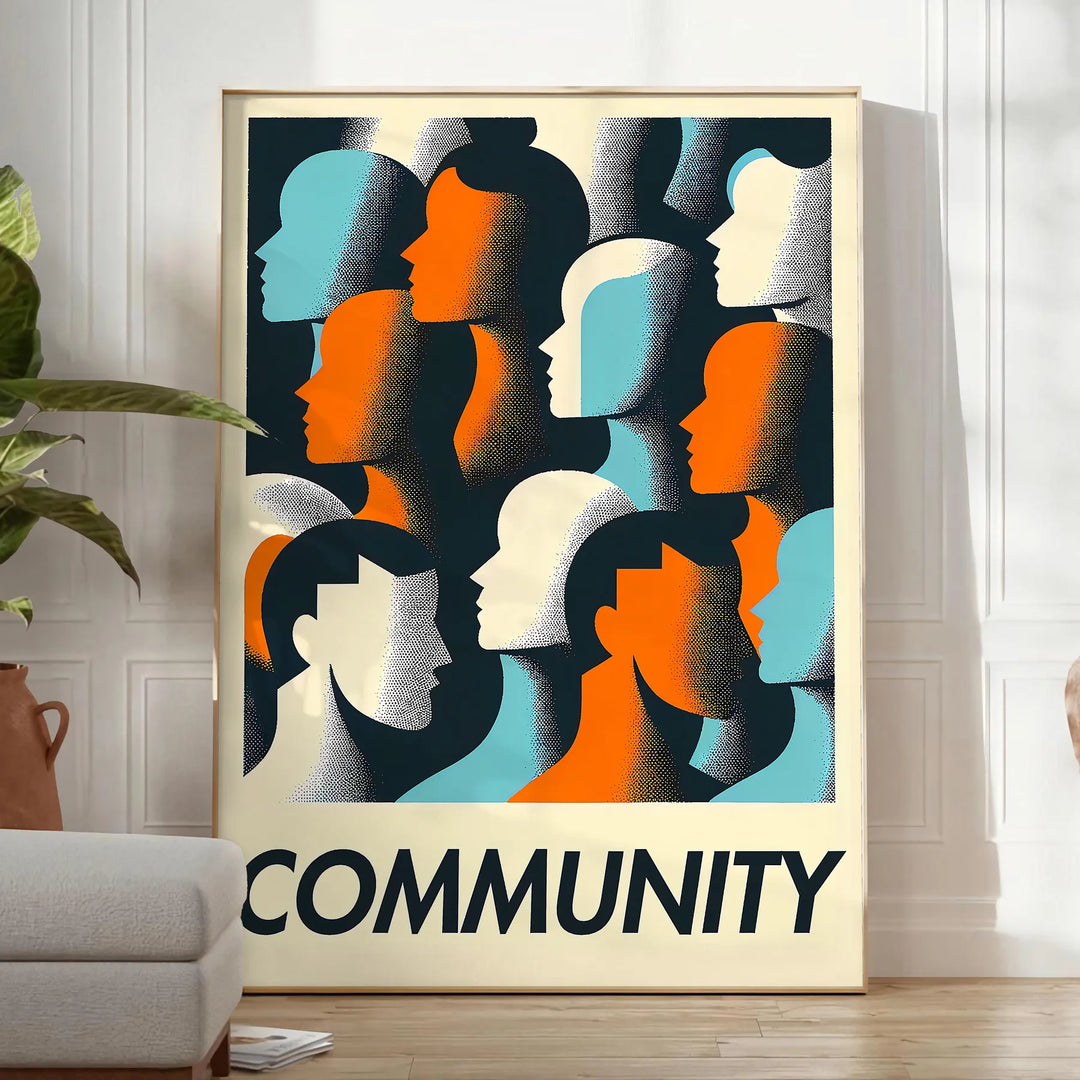 Communauty Danse Wall Art 2 Travel Poster High Quality Frame Premium Print Home Decor Color