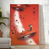 unique blend history style Communism Travel Poster vibrant orange brown hues wall art enthusiasts thoughtful gift artwork space unframed version best décor