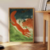space history unique communism travel poster gray brown hues wall art thoughtful gift striking artwork addition ideal print enthusiasts collectors available options
