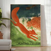 space history unique communism travel poster gray brown hues wall art thoughtful gift striking artwork addition ideal print enthusiasts collectors available options