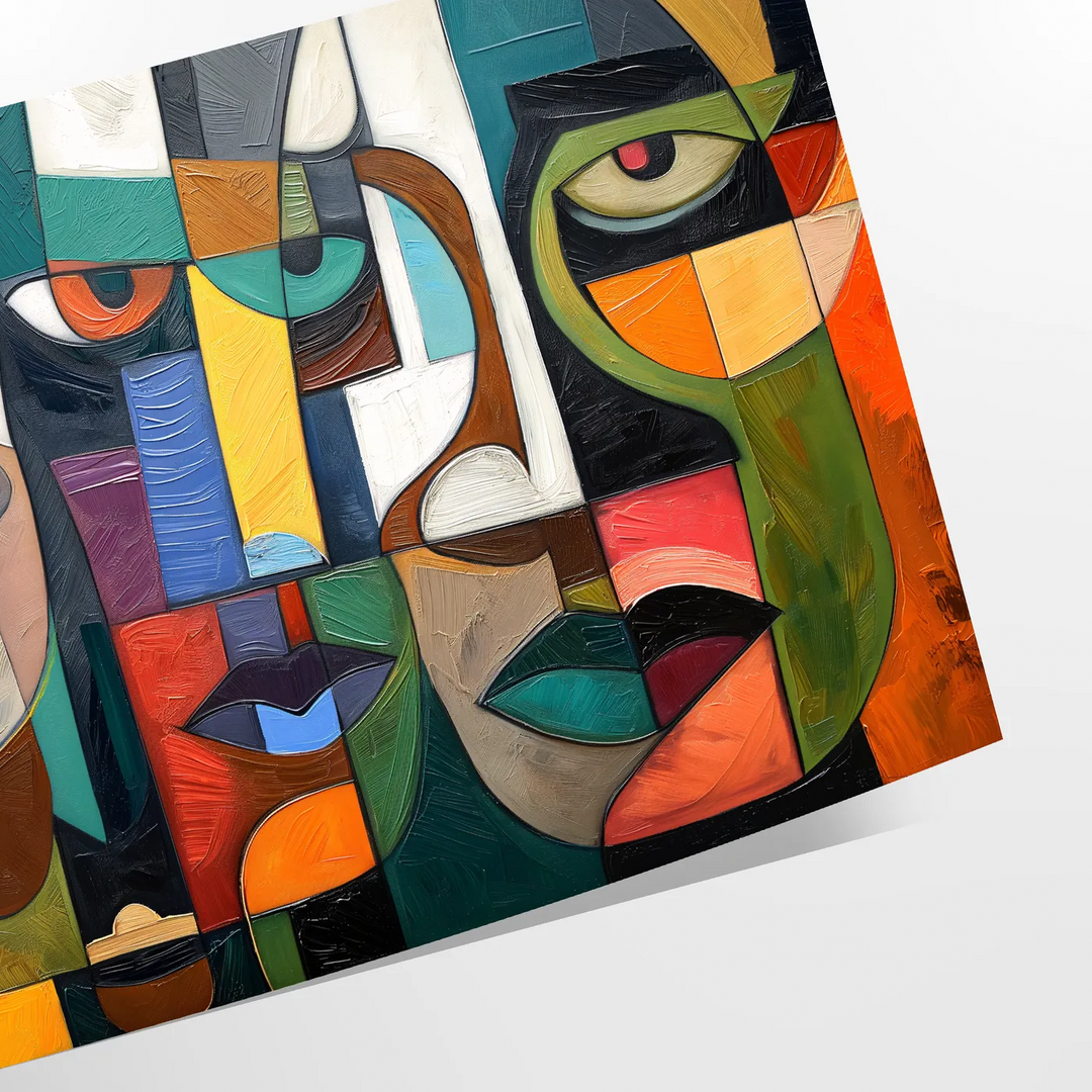 Cubism Art Poster 3 Travel Poster High Quality Frame Premium Print Home Decor Color