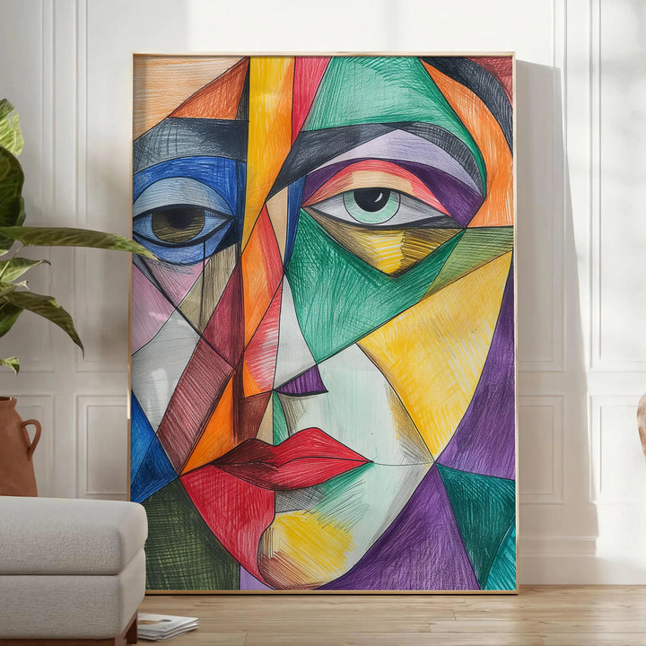 Cubism Art Poster 5 Travel Poster High Quality Frame Premium Print Home Decor Color