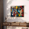 allure cubism green gray poster masterpiece geometric wall art gift bold statement piece artwork space modern sophistication unmounted choices