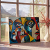 allure cubism green gray poster masterpiece geometric wall art gift bold statement piece artwork space modern sophistication unmounted choices