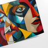 allure cubism green gray poster masterpiece geometric wall art gift bold statement piece artwork space modern sophistication unmounted choices