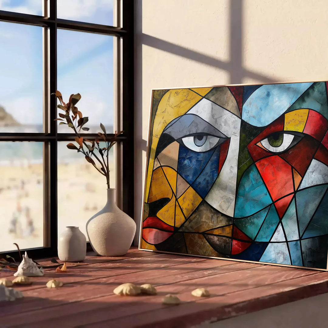 Cubism Art Print 2 Travel Poster High Quality Frame Premium Print Home Decor Color