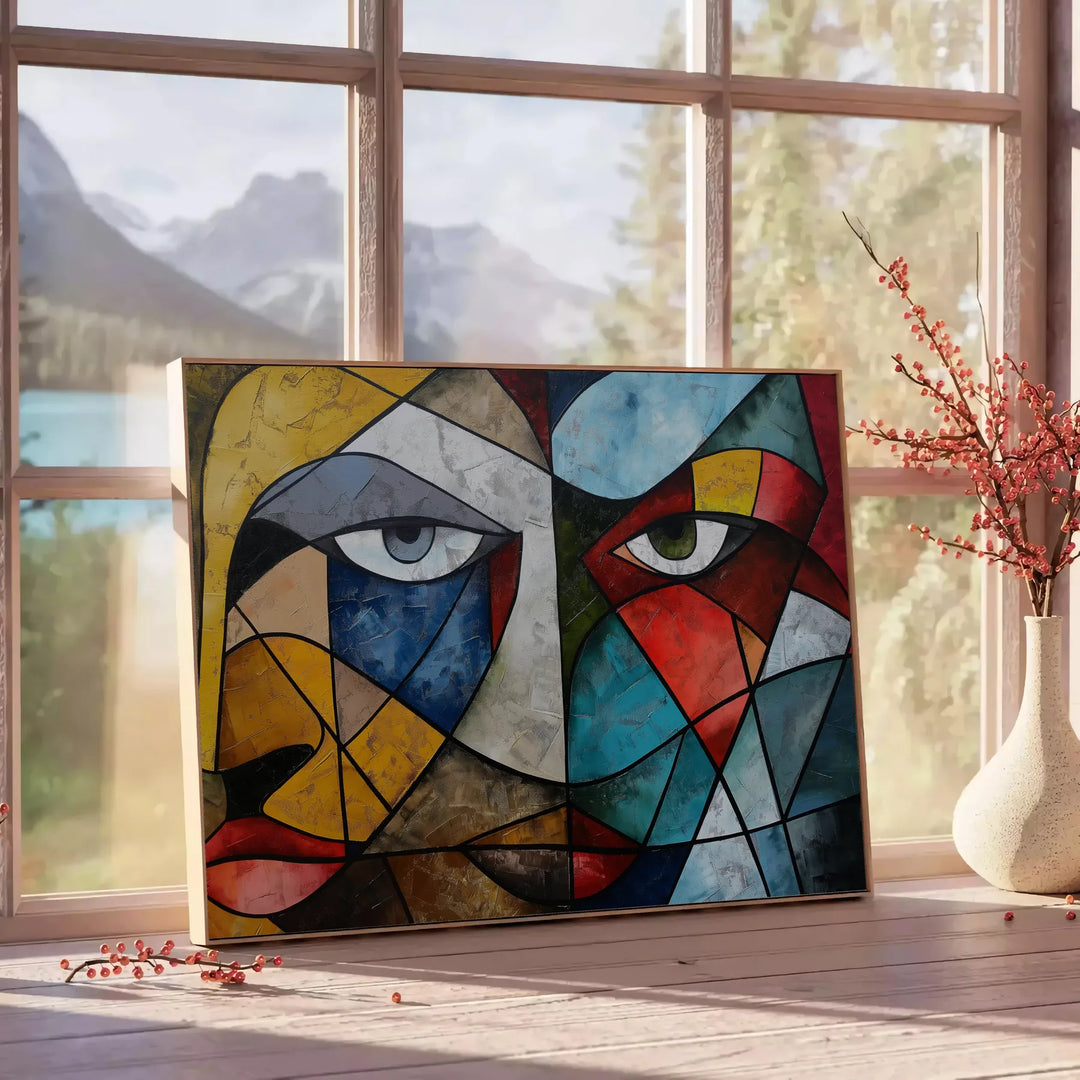 Cubism Art Print 2 Travel Poster High Quality Frame Premium Print Home Decor Color