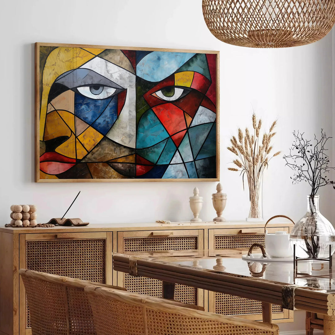 Cubism Art Print 2 Travel Poster High Quality Frame Premium Print Home Decor Color