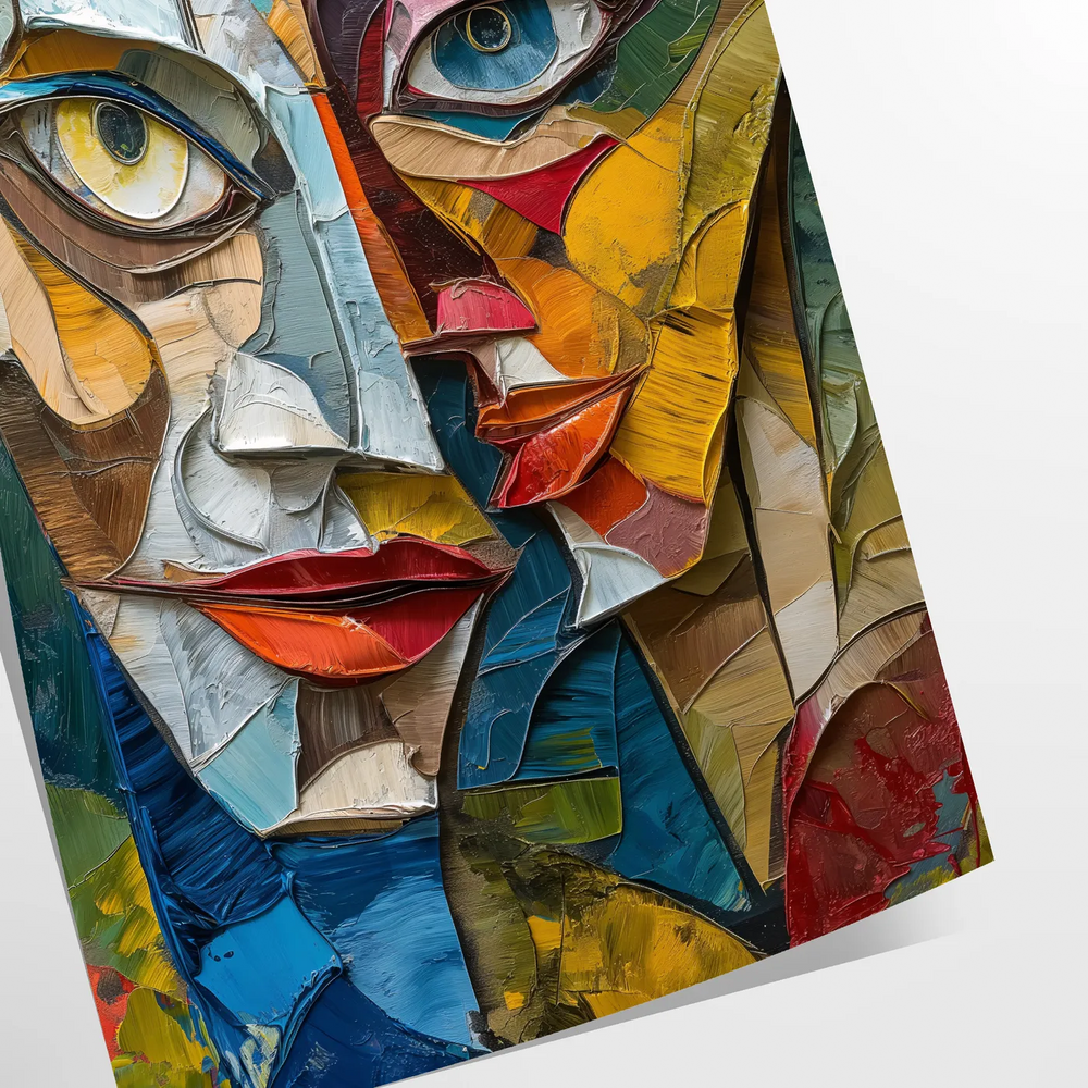 Cubism Art Print Travel Poster High Quality Frame Premium Print Home Decor Color