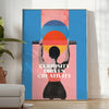 inner creativity Curiosity Drives poster chic gray black hues motivational wall art perfect gift artistic motivation space home office decor sizes A4 cm A0