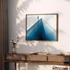 tranquility Deep Blue poster shades gray captivating wall art perfect print home decor unique gift ideal fit framed unframed options