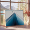 tranquility Deep Blue poster shades gray captivating wall art perfect print home decor unique gift ideal fit framed unframed options