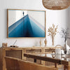 tranquility Deep Blue poster shades gray captivating wall art perfect print home decor unique gift ideal fit framed unframed options