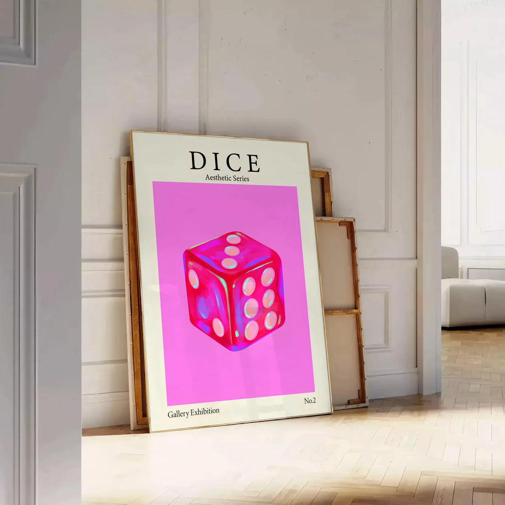 Dice Aesthic Series Trendy Print Travel Poster High Quality Frame Premium Print Home Decor Color