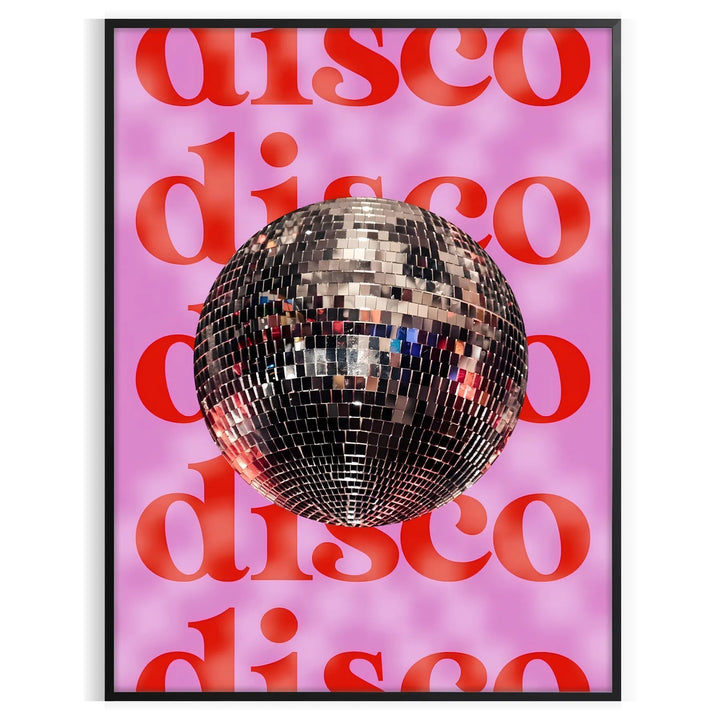 Disco Popular Art Travel Poster High Quality Frame Premium Print Home Decor Color