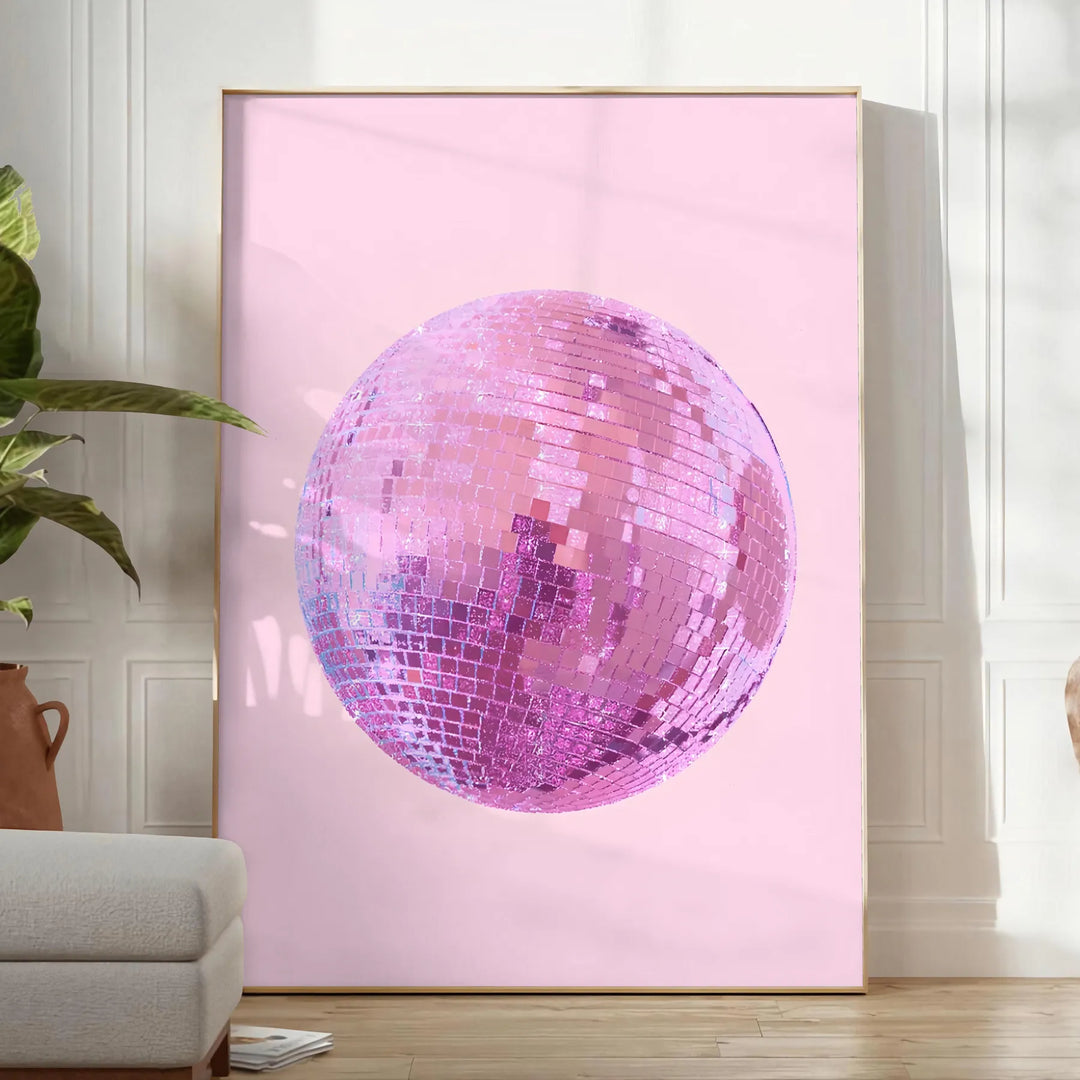 Disco Prink Popular Wall Print Travel Poster High Quality Frame Premium Print Home Decor Color