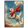 splash nature charm space Dog 2 Animal poster vibrant green blue hues wall art perfect gift lovers home office decor sizes A4 cm A0 walls today