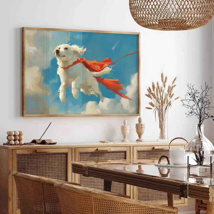 Dog 2 Animal Print 1 Travel Poster High Quality Frame Premium Print Home Decor Color