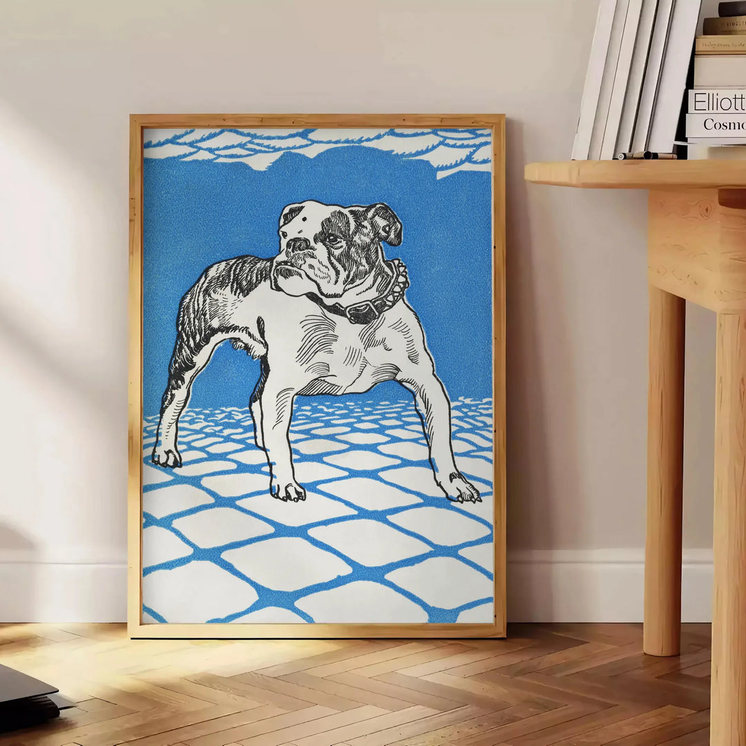 Dog Animal Poster Travel Poster High Quality Frame Premium Print Home Decor Color