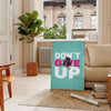 space Do Give Up motivational poster bold black green design inspiring wall art perfect gift encouragement determination unframed option style