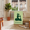 space Do Just Exist Live yoga poster tranquil green gray hues inspiring print perfect wall art thoughtful gift multiple sizes A4 cm A0 home decor today