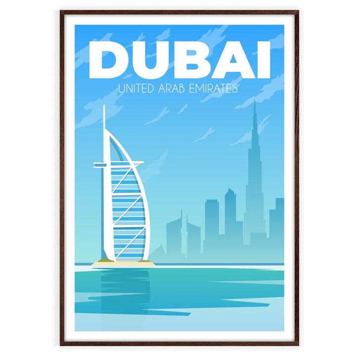 Affiche d'art mural imprimé de Dubaï