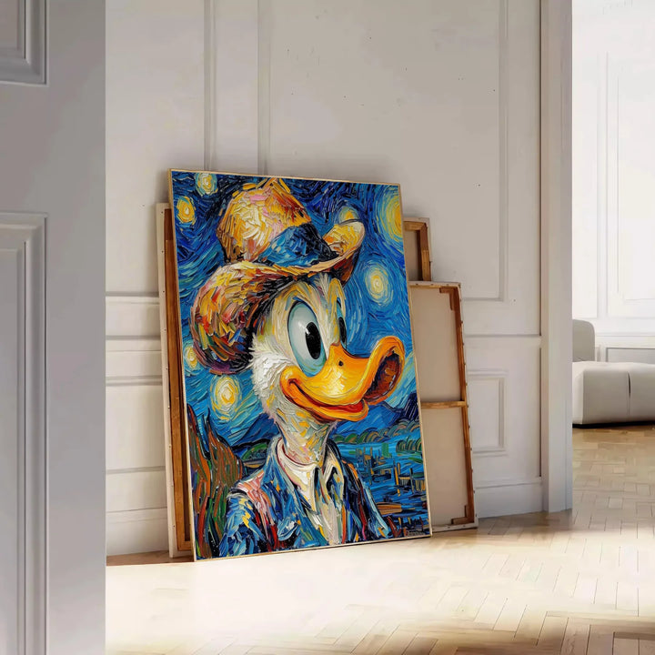 Duck Impressionist Animal Wall Print Travel Poster High Quality Frame Premium Print Home Decor Color