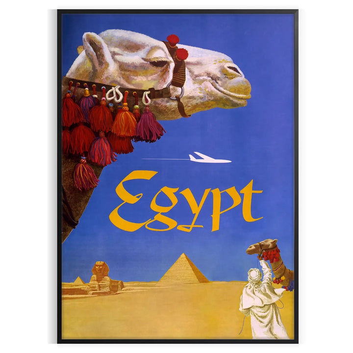 Affiche de voyage Fly Egypt 