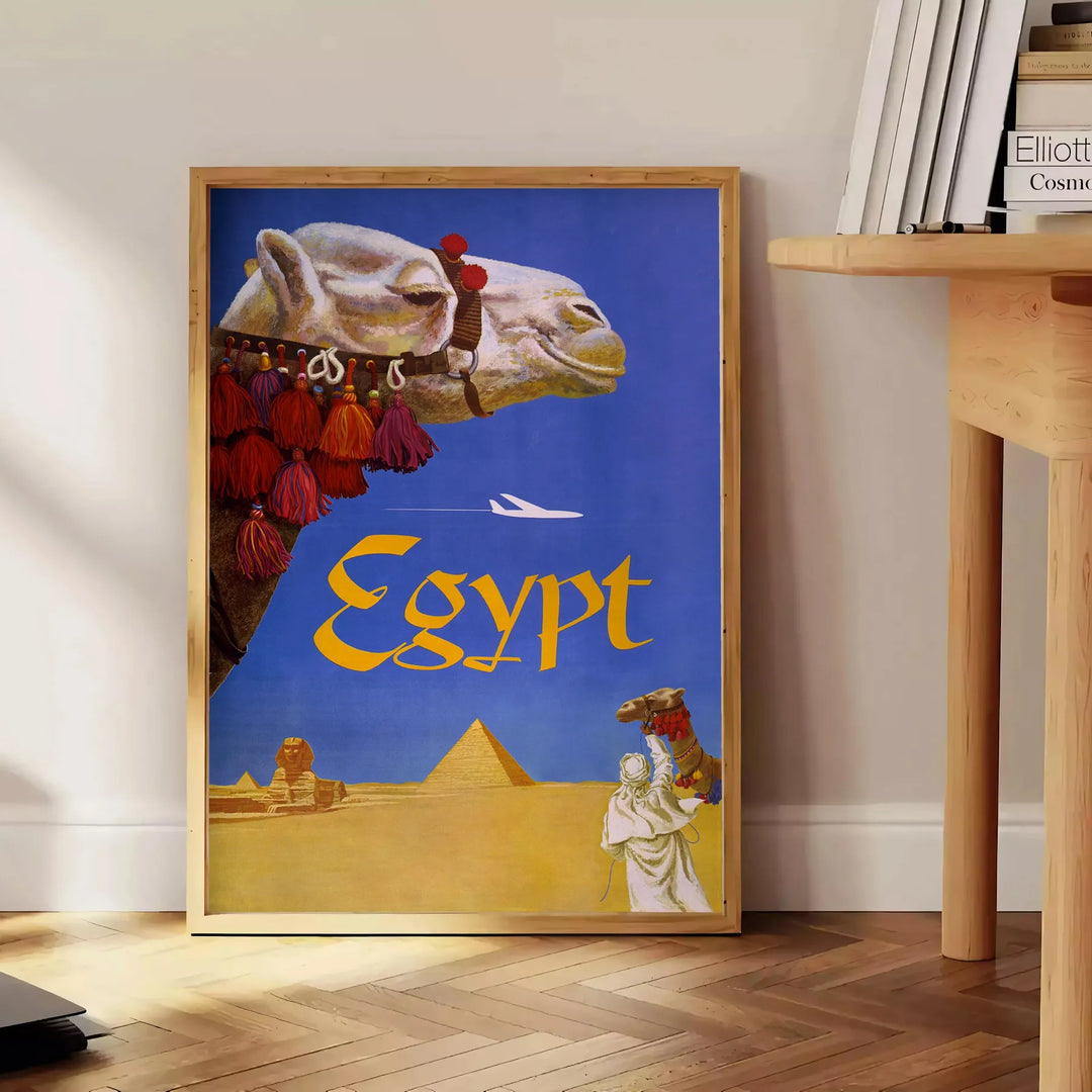 Egypt Travel Poster Poster Travel Poster High Quality Frame Premium Print Home Decor Color