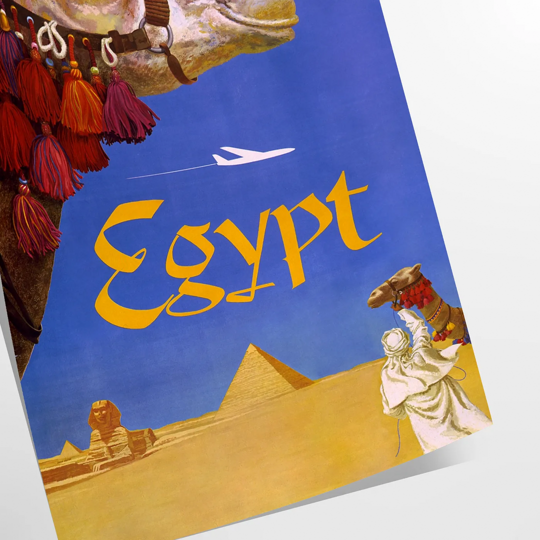 Egypt Travel Poster Poster Travel Poster High Quality Frame Premium Print Home Decor Color