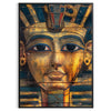 mystique ancient Egyptian art stunning poster green orange hues timeless elegance decor wall unique gift print space unframed ideal style today