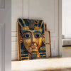mystique ancient Egyptian art stunning poster green orange hues timeless elegance decor wall unique gift print space unframed ideal style today