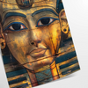 mystique ancient Egyptian art stunning poster green orange hues timeless elegance decor wall unique gift print space unframed ideal style today