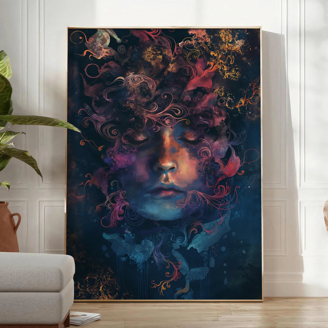 Experimental Art Poster 2 Travel Poster High Quality Frame Premium Print Home Decor Color