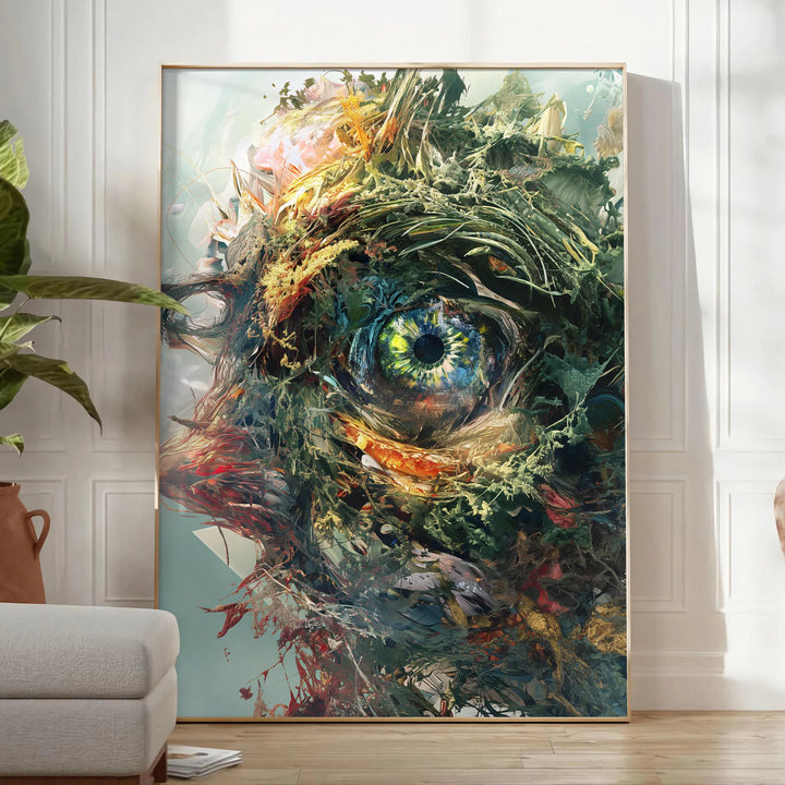 Experimental Art Wall Art Travel Poster High Quality Frame Premium Print Home Decor Color