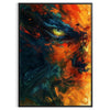 captivating world expressionism stunning black orange poster bold touch space artwork thoughtful gift various sizes A4 cm A0 wall art collection today