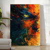 captivating world expressionism stunning black orange poster bold touch space artwork thoughtful gift various sizes A4 cm A0 wall art collection today