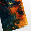 captivating world expressionism stunning black orange poster bold touch space artwork thoughtful gift various sizes A4 cm A0 wall art collection today