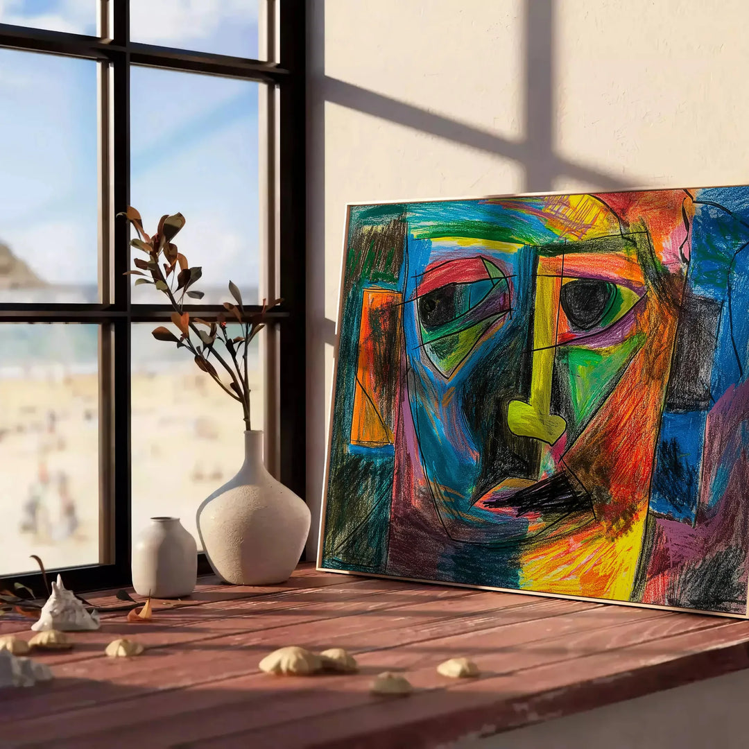 Expressionism Art Poster 3 Travel Poster High Quality Frame Premium Print Home Decor Color