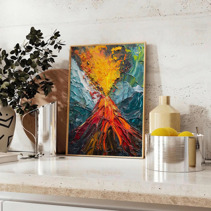 Expressionism Art Poster Travel Poster High Quality Frame Premium Print Home Decor Color