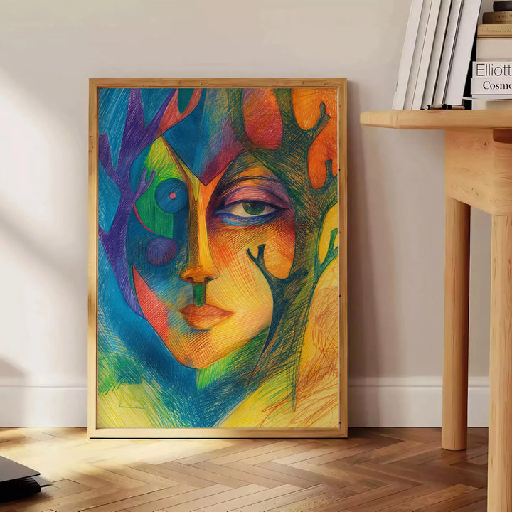 Expressionism Art Wall Art 3 Travel Poster High Quality Frame Premium Print Home Decor Color