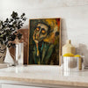 vibrant expressionism captivating poster bold green orange hues space art haven wall enthusiasts ideal gift occasion print versatile display options