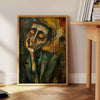 vibrant expressionism captivating poster bold green orange hues space art haven wall enthusiasts ideal gift occasion print versatile display options