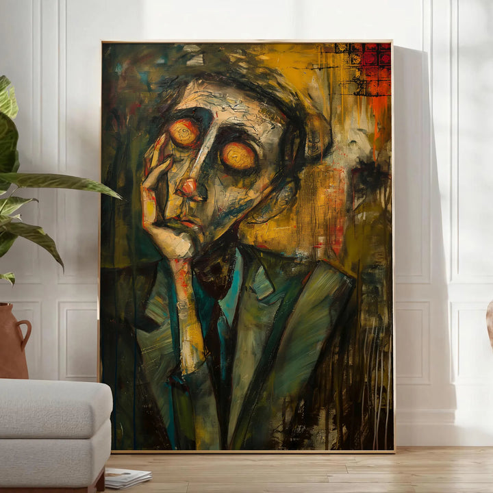 Expressionism Art Wall Art Travel Poster High Quality Frame Premium Print Home Decor Color