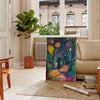 vivid world expressionism striking poster bold green blue hues perfect piece wall art space unique gift lovers today available unmounted print