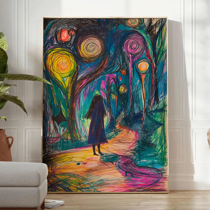 Expressionism Art Wall Print 3 Travel Poster High Quality Frame Premium Print Home Decor Color