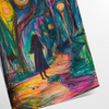 vivid world expressionism striking poster bold green blue hues perfect piece wall art space unique gift lovers today available unmounted print